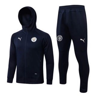 Giacca Cappuccio Manchester City 2022/23 Blu Scuro Giacca Cappuccio Manchester City 2022/23 Blu Scuro