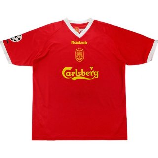 Thailandia Maglia Liverpool Home Retro 2001 2003 Rosso Thailandia Maglia Liverpool Home Retro 2001 2003 Rosso