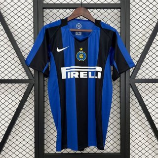 Thailandia Maglia Inter Milan Prima Retro 2004-2005 Thailandia Maglia Inter Milan Prima Retro 2004-2005
