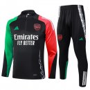 Felpa Allenamento Arsenal 2024/25 Nero Rosso