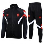 Giacca Manchester United 2024/25 Nero Bianco 2