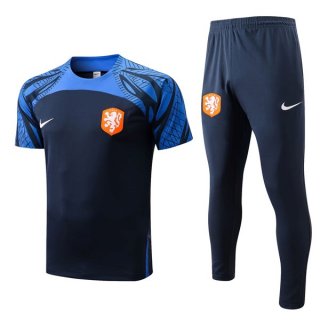 Maglia Paesi Bassi Set Completo 2022/23 Blu Maglia Paesi Bassi Set Completo 2022/23 Blu