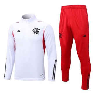 Felpa Allenamento Flamengo 2023/24 Bianco Felpa Allenamento Flamengo 2023/24 Bianco
