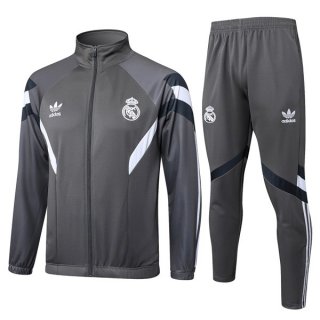 Giacca Real Madrid 2025/26 Grigio Giacca Real Madrid 2025/26 Grigio