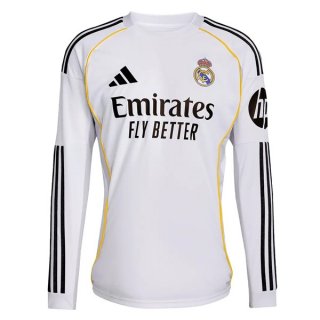 Thailandia Maglia Real Madrid Prima ML 2025/26 Thailandia Maglia Real Madrid Prima ML 2025/26