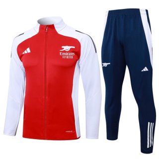 Giacca Arsenal 24/25 Rosso Bianco 4 Giacca Arsenal 24/25 Rosso Bianco 4