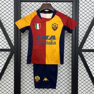 Maglia Roma Prima Bambino Retro 2001-2002