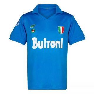 Thailandia Maglia Napoli Home Retro 1987-1988 Blu Thailandia Maglia Napoli Home Retro 1987-1988 Blu