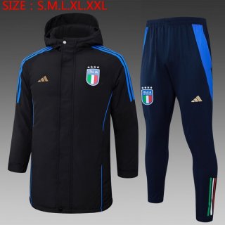 Piumino Italia Set Completo 2024/25 Nero Piumino Italia Set Completo 2024/25 Nero