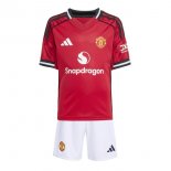 Maglia Manchester United Prima Bambino 2025/26
