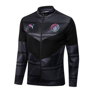 Felpa Manchester City 2023 Grigio Nero Felpa Manchester City 2023 Grigio Nero