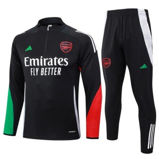 Felpa Allenamento Arsenal 24/25 Nero 3 Felpa Allenamento Arsenal 24/25 Nero 3