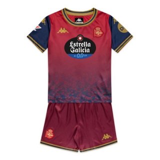 Maglia Deportivo Coruña Away Bambino 2025/26
