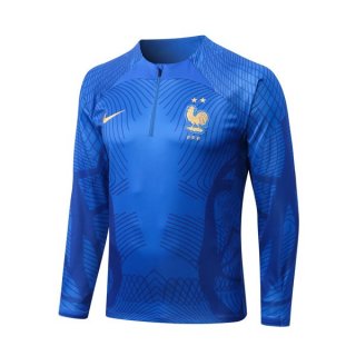 Felpa Allenamento France Top 2023 Blu 3