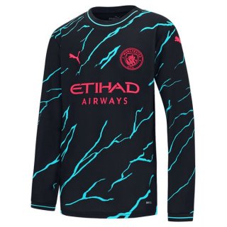 Thailandia Maglia Manchester City Away ML 2023/24 Thailandia Maglia Manchester City Away ML 2023/24