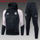 Bambino Felpa Cappuccio Real Madrid 2025/26 Nero Rosa
