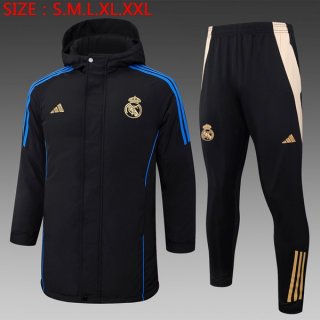 Piumino Real Madrid Set Completo 2024/25 Nero