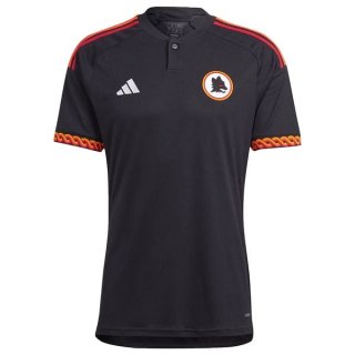 Thailandia Maglia AS Roma Terza 2023/24 Nero Thailandia Maglia AS Roma Terza 2023/24 Nero