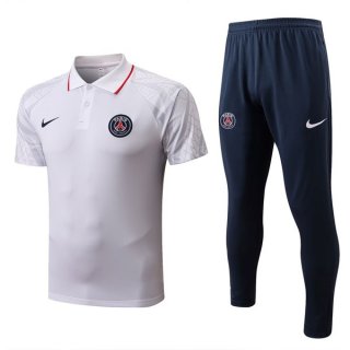 Polo PSG Set Completo 2022/23 Bianco Polo PSG Set Completo 2022/23 Bianco