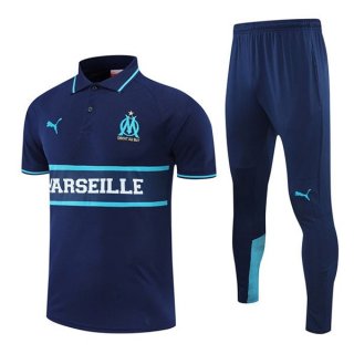 Polo Marsiglia Set Completo 2022/23 Blu Navy Polo Marsiglia Set Completo 2022/23 Blu Navy