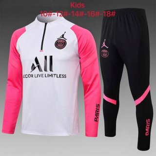 Bambino Giacca Paris Saint Germain 2022 Rosa Bianco Bambino Giacca Paris Saint Germain 2022 Rosa Bianco