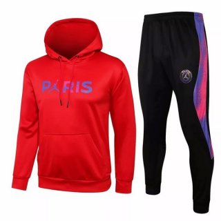 Giacca Cappuccio PSG 2021/22 Rosso Nero Porpora Giacca Cappuccio PSG 2021/22 Rosso Nero Porpora