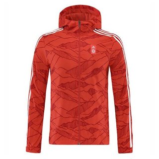 Giacca a vento Bayern Monaco 2022/23 Rosso Giacca a vento Bayern Monaco 2022/23 Rosso