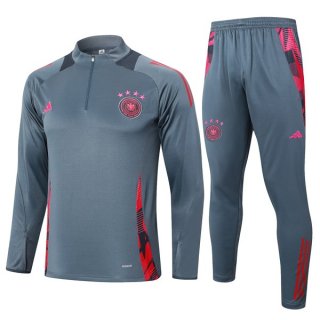 Felpa Allenamento Germania 24/25 Grigio 3 Felpa Allenamento Germania 24/25 Grigio 3