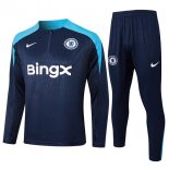 Felpa Allenamento Chelsea 2024/25 Blu 2