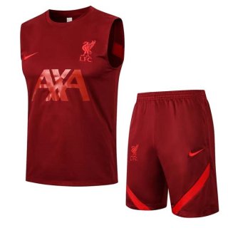 Maglia Liverpool Senza Maniche Set Completo 2022 Rosso Maglia Liverpool Senza Maniche Set Completo 2022 Rosso