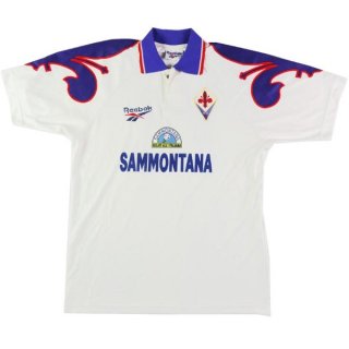 Thailandia Maglia Fiorentina Away Retro 1995 1996 Bianco Thailandia Maglia Fiorentina Away Retro 1995 1996 Bianco