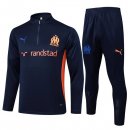 Felpa Allenamento Marsiglia 2024/25 Blu 2