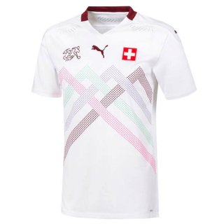 Thailandia Maglia Svizzera Away 2020 Bianco Thailandia Maglia Svizzera Away 2020 Bianco