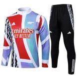 Felpa Allenamento Arsenal 2025/26 Blu Rosso