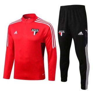 Felpa Allenamento São Paulo 2023 Rosso Felpa Allenamento São Paulo 2023 Rosso