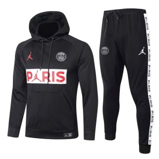 Giacca Cappuccio Paris Saint Germain 2022 Nero Bianco Giacca Cappuccio Paris Saint Germain 2022 Nero Bianco