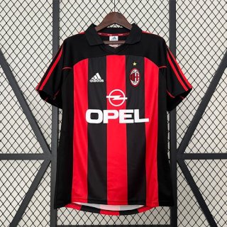Thailandia Maglia AC Milan Home Retro 2001 2002 Thailandia Maglia AC Milan Home Retro 2001 2002