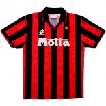 Thailandia Maglia AC Milan Home Retro 1993 1994 Nero Rosso