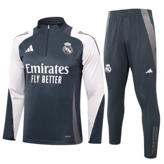 Felpa Allenamento Real Madrid 2024/25 Grigio