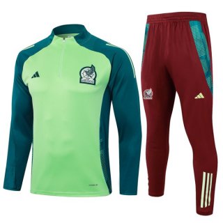 Felpa Allenamento Messico 24/25 Verde 3 Felpa Allenamento Messico 24/25 Verde 3