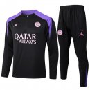 Felpa Allenamento PSG 2024/25 Nero