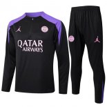 Felpa Allenamento PSG 2024/25 Nero