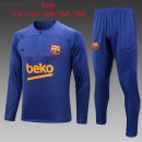 Bambino Felpa Allenamento Barcellona 2023 Blu
