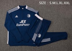 Felpa Allenamento Feyenoord Rotterdam 2022 Blu Nero