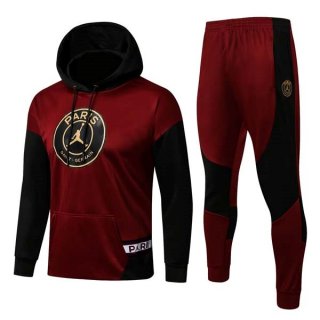 Giacca Cappuccio Paris Saint Germain 2022 Rosso Giacca Cappuccio Paris Saint Germain 2022 Rosso
