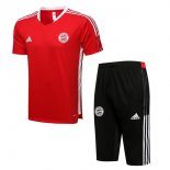 Maglia Formazione Bayern Monaco Set Completo 2022 Rosso Nero