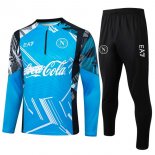 Felpa Allenamento Napoli 2024/25 Blu 2