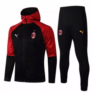 Giacca Cappuccio AC Milan 2021/22 Rosso Nero Giacca Cappuccio AC Milan 2021/22 Rosso Nero
