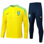 Felpa Allenamento Brasile 2024/25 Giallo