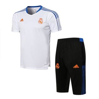 Maglia Formazione Real Madrid Set Completo 2022 Bianco Nero Maglia Formazione Real Madrid Set Completo 2022 Bianco Nero